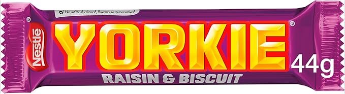 Nestlé Yorkie Raisin and Biscuit Milk Chocolate Bars, 24 x 44 g - Image 2