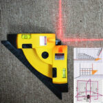 1pc High Precision Laser Level With 90 Degree Vertical Horizontal Line Projection For Accurate Right Angle Measurement Tools