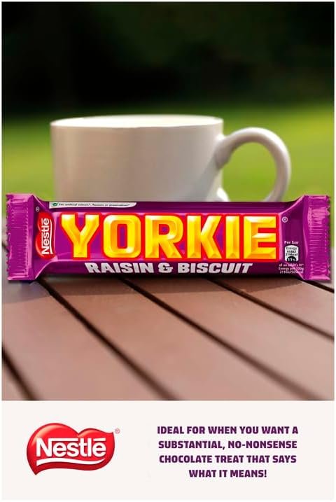 Nestlé Yorkie Raisin and Biscuit Milk Chocolate Bars, 24 x 44 g - Image 3