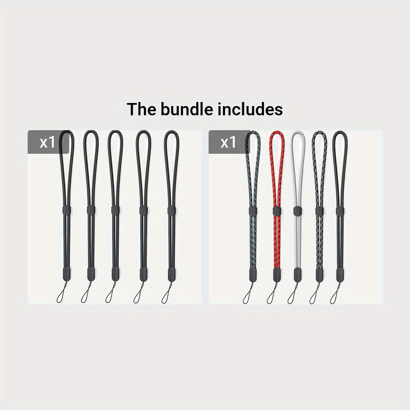 5-Piece Anti-Lost Mobile Phone Lanyard Set – Adjustable Wrist Rope. Flashlight. U Disk. Mobile Power & Earphone Cover - Image 17
