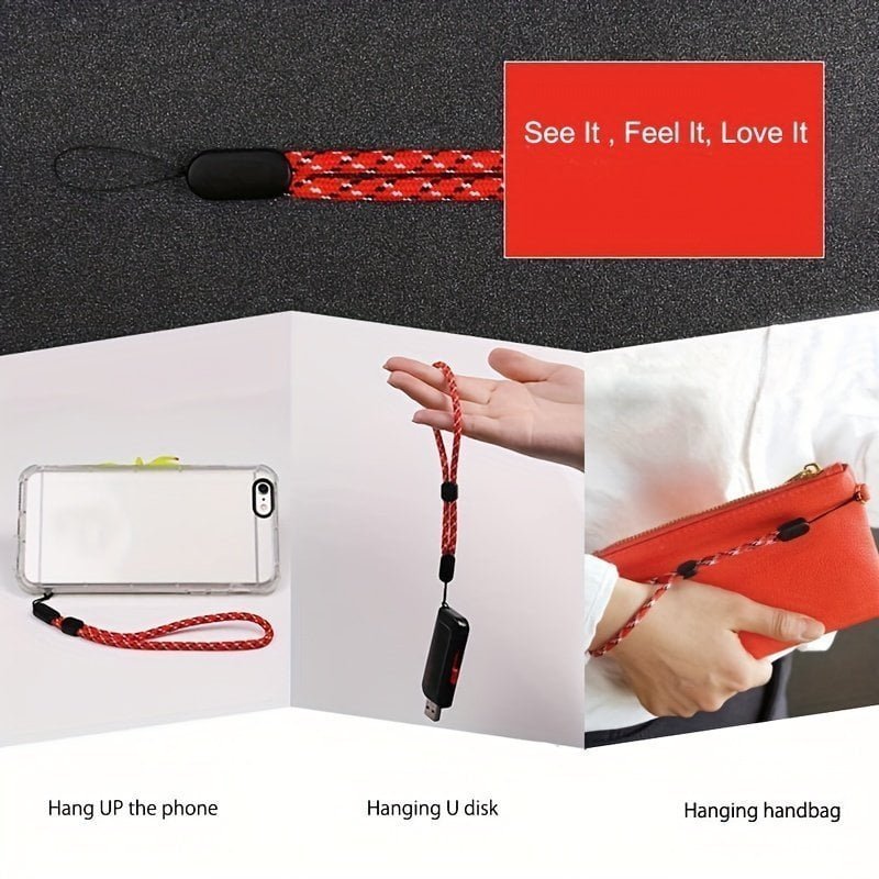 5-Piece Anti-Lost Mobile Phone Lanyard Set – Adjustable Wrist Rope. Flashlight. U Disk. Mobile Power & Earphone Cover - Image 12