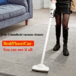 Ultra-Quiet Handheld Vacuum Cleaner With Powerful Suction For Home. Car. And Trailer Use