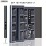 1 Set. Small Cordless Electric Screwdriver. 66-In-1 Precision Screwdriver Set. Torx S2 Steel Magnetic Bits. USB Chargeable. Tool For IPhone Xiaomi Laptop Camera Watch Drone Toys Glass PC Computer Xbox PS4 Repair