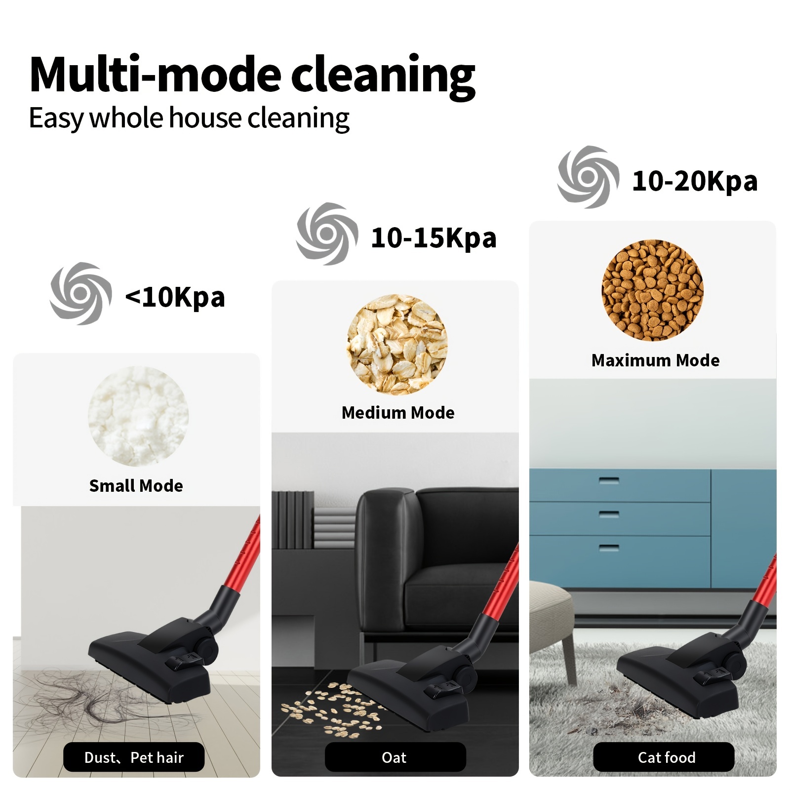 1pc multifunctional corded vacuum cleaner. Portable Handheld Vacuum Cleaner – Effortlessly Clean Your Home with Plug-in Power and Convenient Design - Image 7