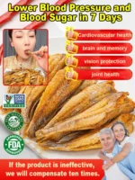 High-protein ready-to-eat deep-sea fish crisps