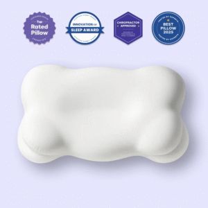 Pillow + FREE Cooling Pillowcase - Ergonomic Cervical Pillow +Dual-Height Memory Foam with Cooling Pillowcase for Side Back & Stomach Sleepers Best Pillow 2025 Awarded