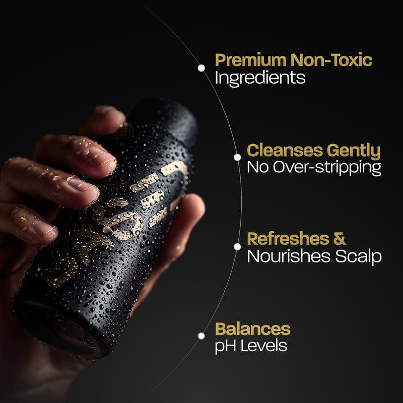 Shampoo + Conditioner | Deep Clean, Hydrates, Soothes Scalp, Boosts Volume | Fresh Peppermint | Premium Non-Toxic Formula | 12oz Each - Image 3