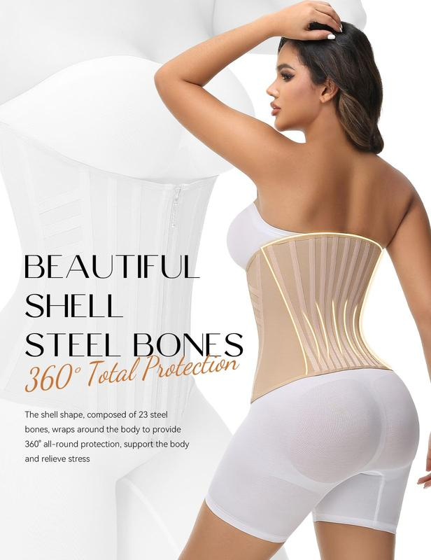Waist Shapewear for Women Tummy Control Waist Trainer Corset Sport Workout Belly Band Gym - Image 7