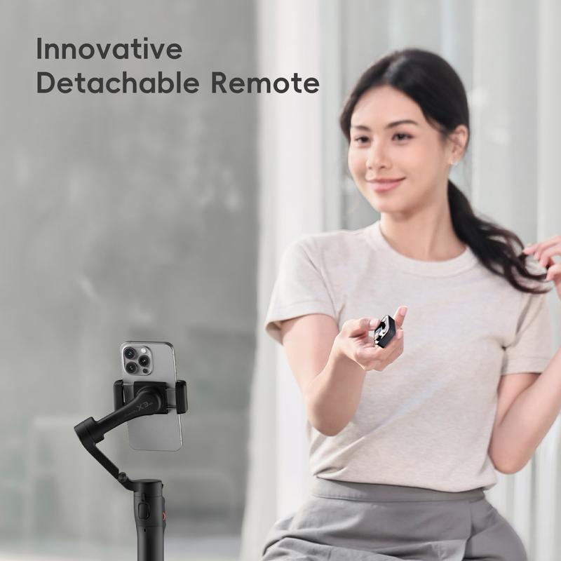 Gimbal Stabilizer for iPhone, Smartphone Foldable Gimbal with Detachable Remote Control, Portable Foldable 3-Axis Phone Gimbal for Android & iPhone17 series, Ideal for Travel Vlogging - Image 6