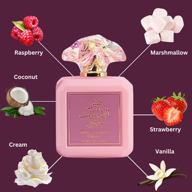 Pink Blush Shams Al Emarat Khususi Eau De Parfum Spray 100ML (3.4 OZ) by Ard Al Zaafaran | A Sweet, Elegant Fragrance for Every Occasion. - Image 6