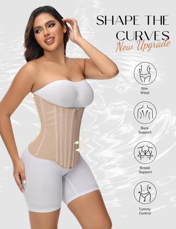 Waist Shapewear for Women Tummy Control Waist Trainer Corset Sport Workout Belly Band Gym - Image 9