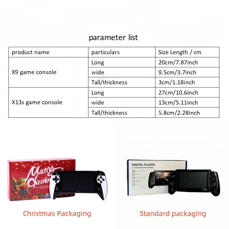 Portable Retro Game Console, 5.5-Inch Large Screen, 10 Emulator Support, Ultra HD Graphics Handheld Game Console, Ideal Gift for Birthdays, Father’s Day & Christmas - Image 9