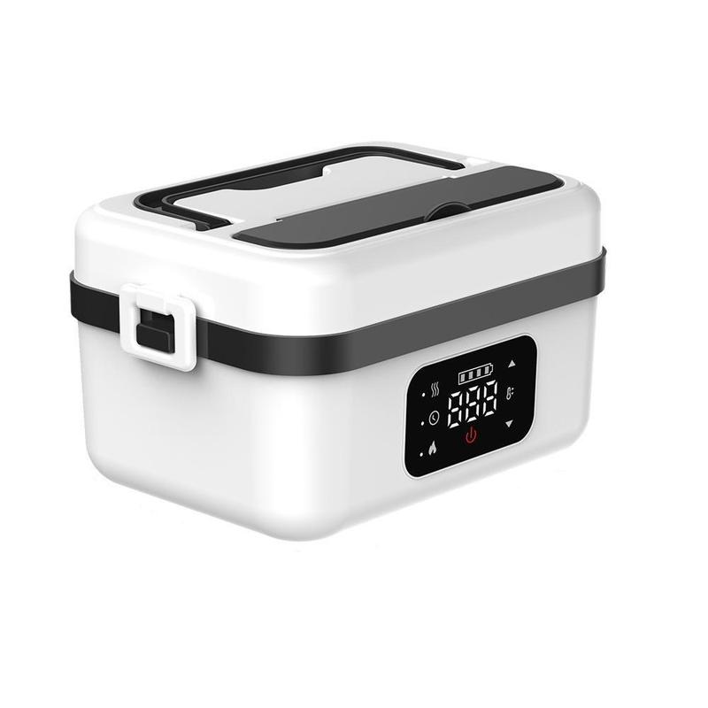 Self-Heating Lunch Box, Rechargeable Portable Food Heater, Cordless Heated Lunchbox, Easy & Convenient for Meal Prep, Thermal Lunch Boxes Ideal for Office, Travel, Car, Picnic & Outdoor Use - Image 3