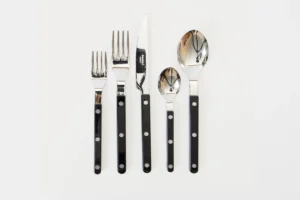 Black 5 Pc Bistrot Flatware
